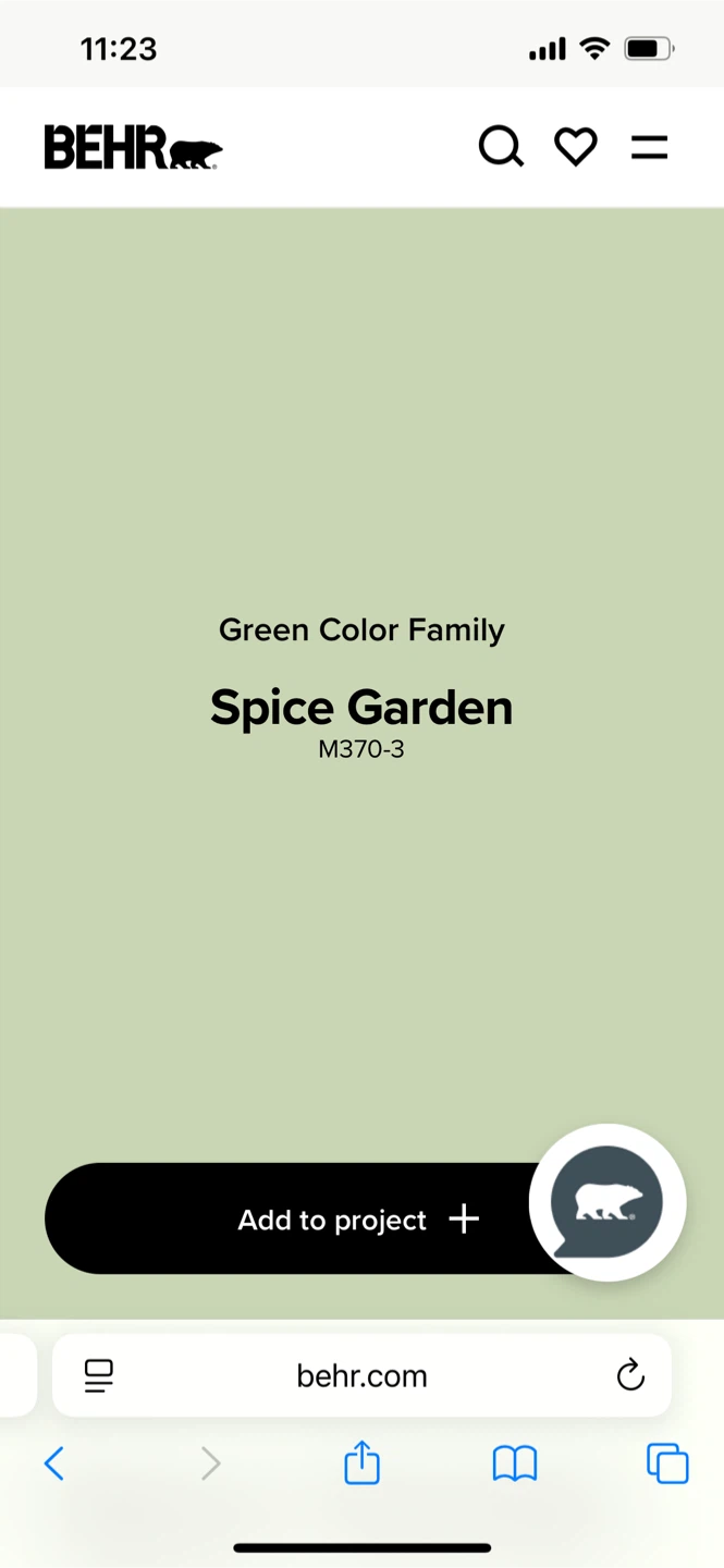 Matte Wall Paint – Behr Spice Garden M370-3 - photo 2