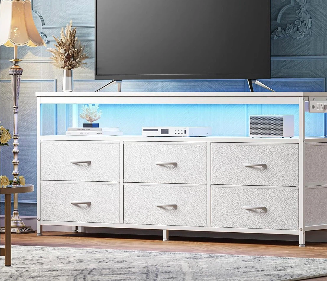 NEW-Huuger LED TV Stand - photo 2