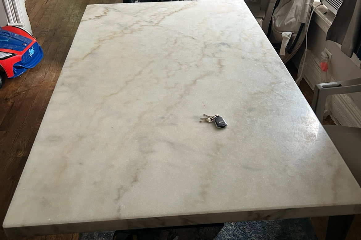 Marble Top Dining Table