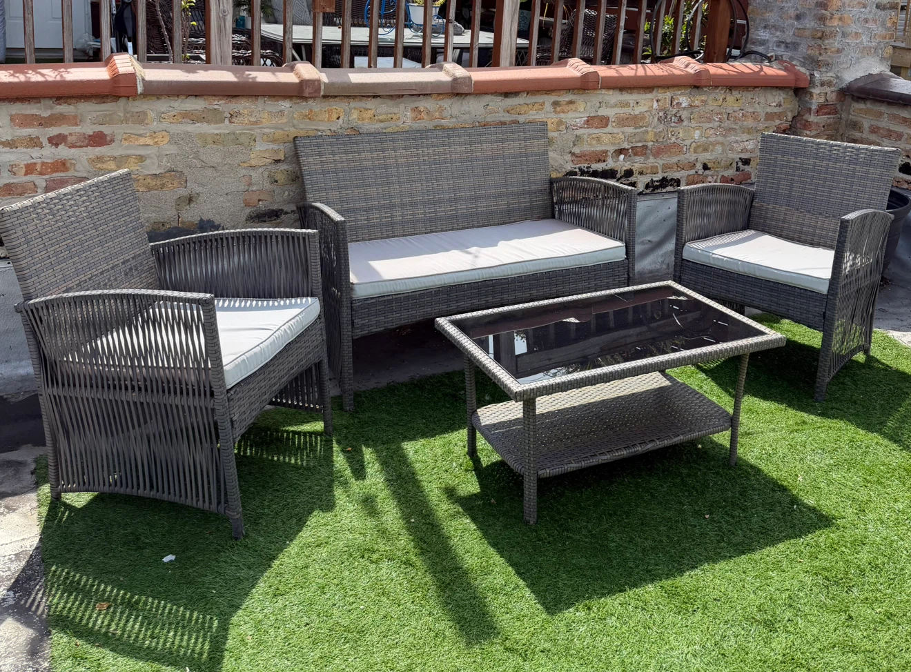 Wicker Patio Furniture Set