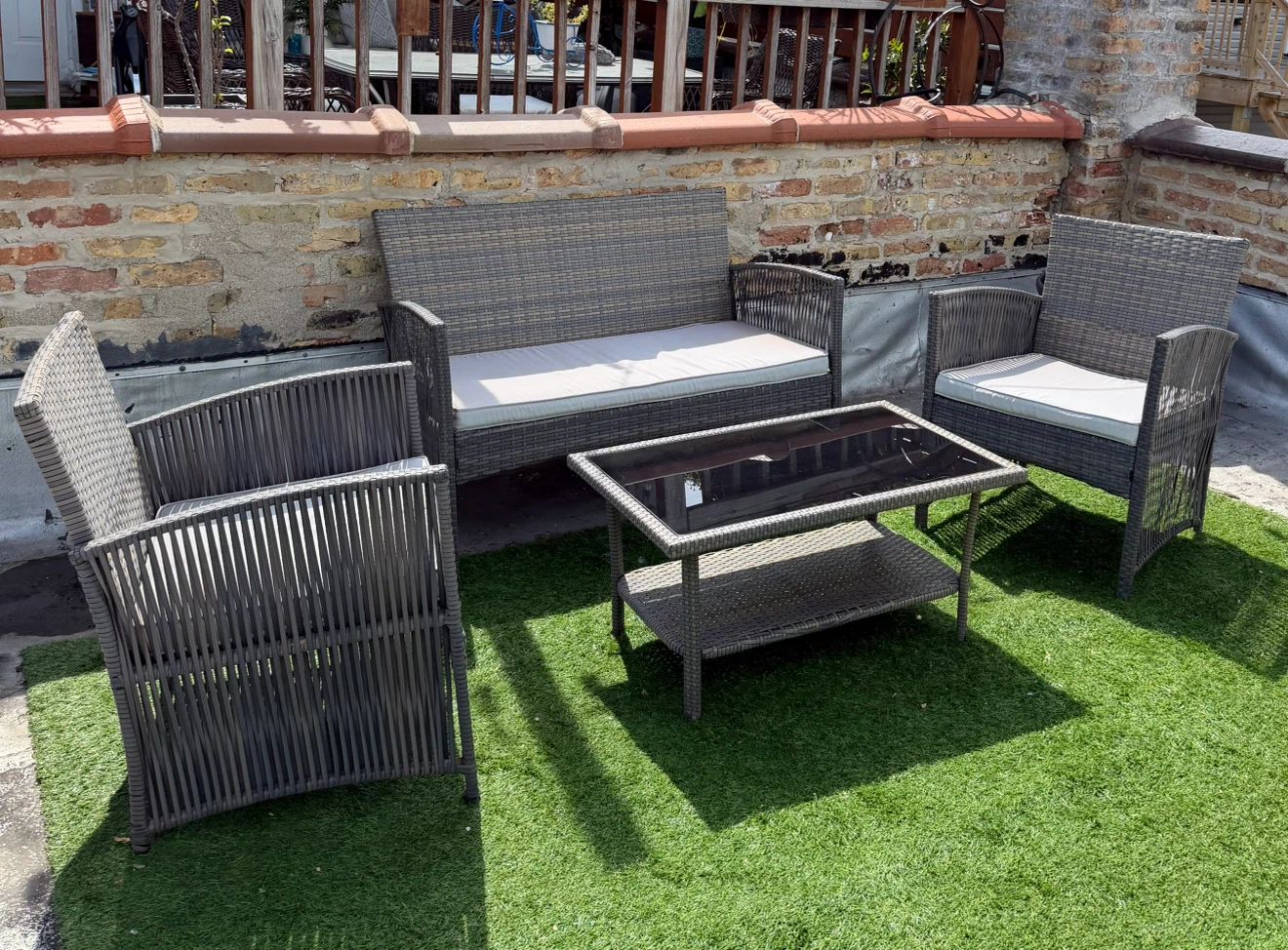 Wicker Patio Furniture Set - photo 2