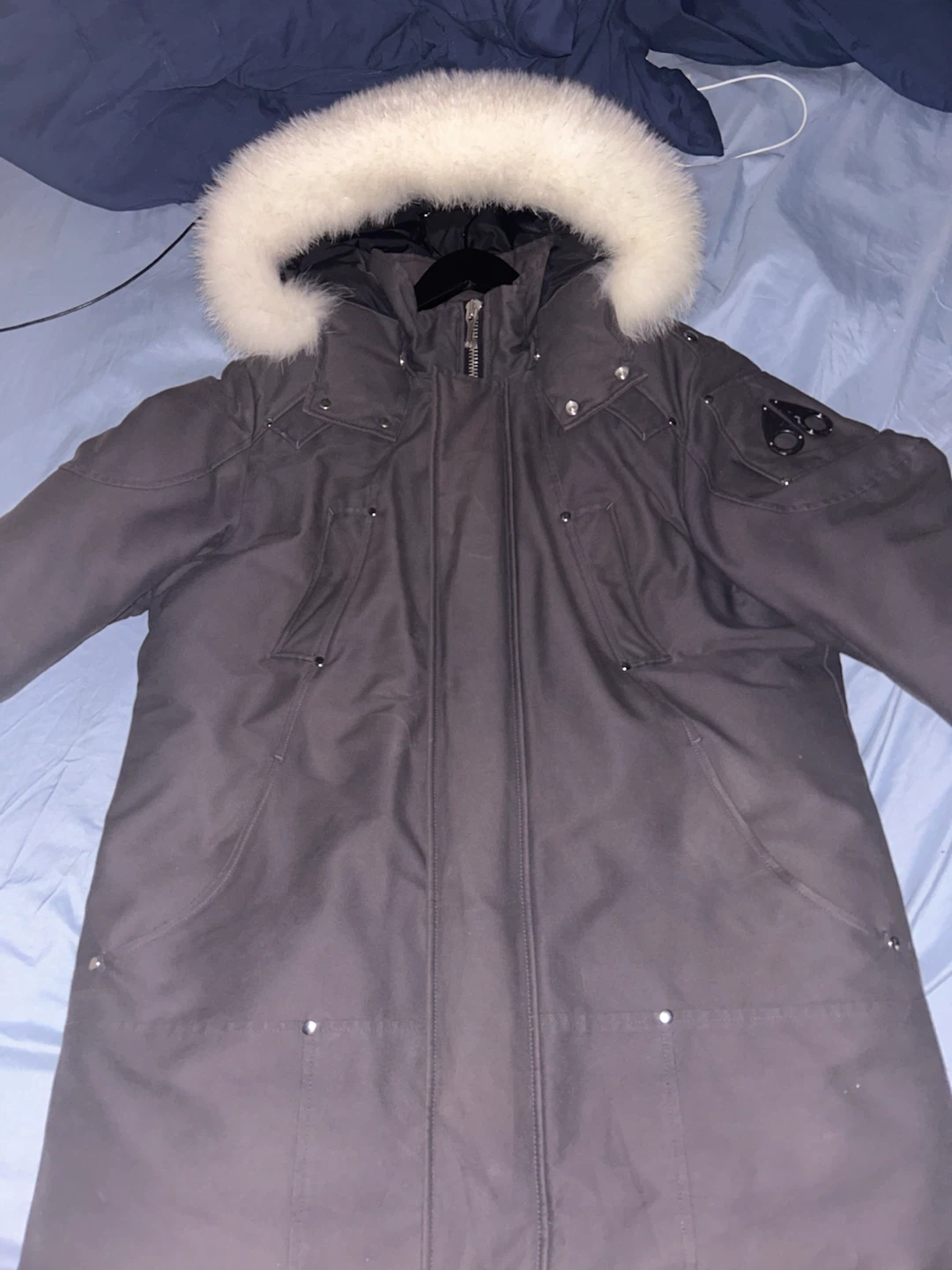 Moose Knuckles Down Parka - Black, Size L/G - photo 2