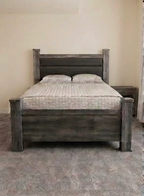 Ashley Furniture Rustic Grey Queen Bed Frame