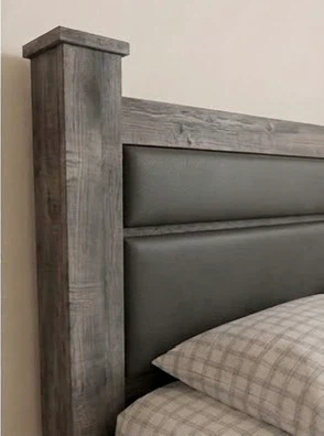 Ashley Furniture Rustic Grey Queen Bed Frame - photo 2