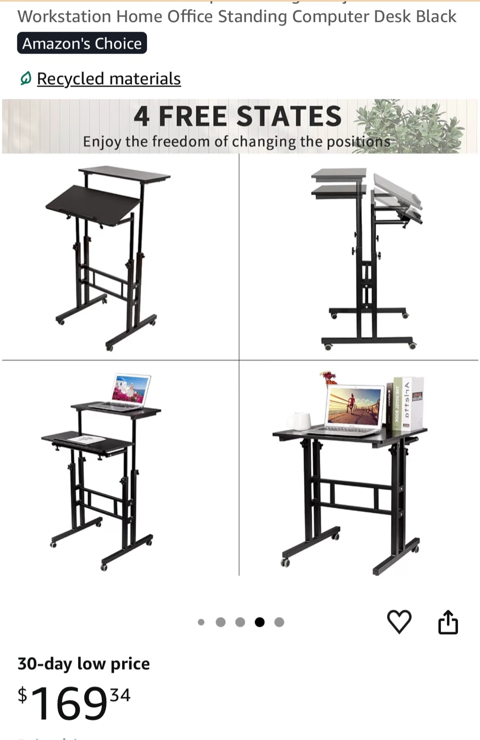 Adjustable Desk (sit/stand workstation) - photo 3