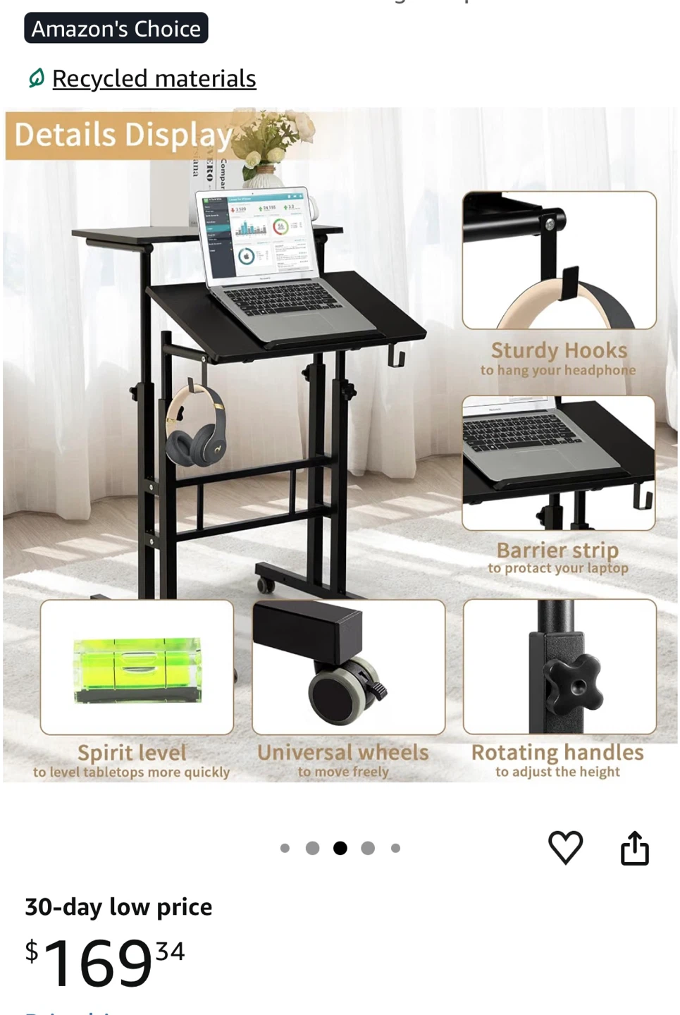 Adjustable Desk (sit/stand workstation) - photo 4