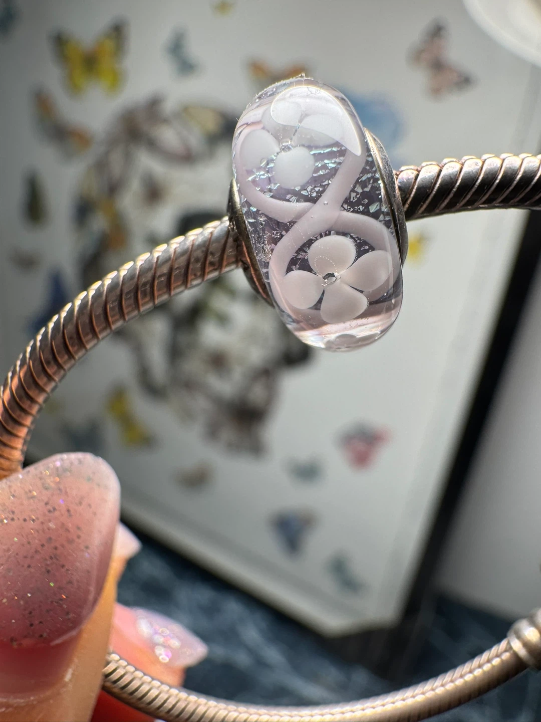 Authentic Pandora Silver Bracelet with Two Charms - photo 4