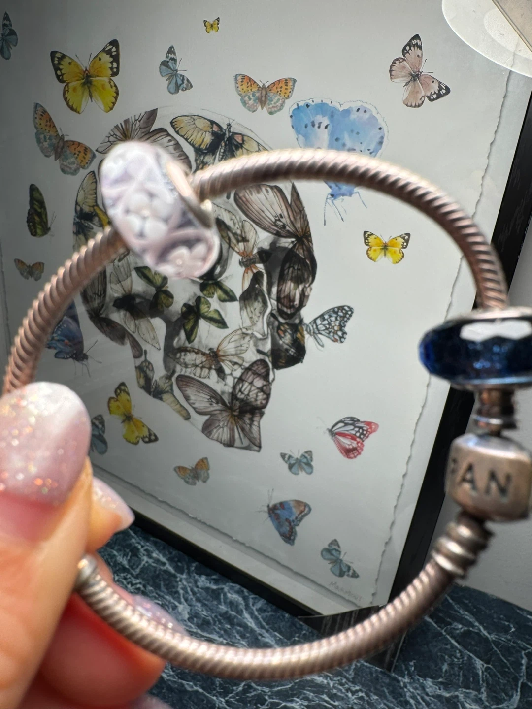 Authentic Pandora Silver Bracelet with Two Charms - photo 5