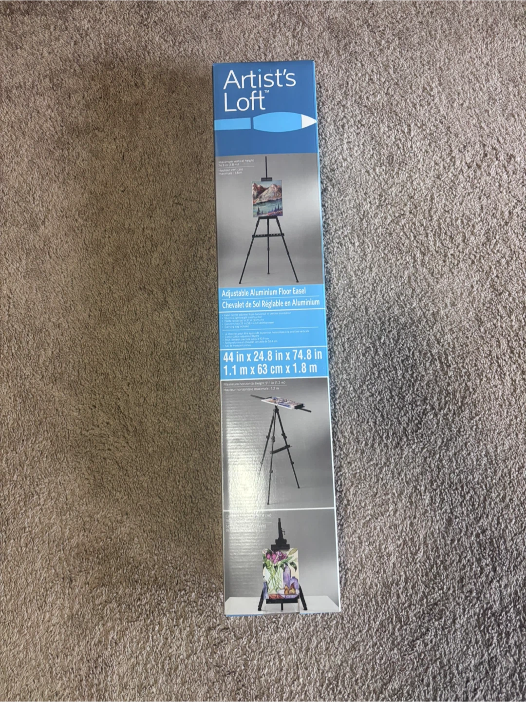 Artist's Loft Adjustable Aluminium Floor Easel - photo 2