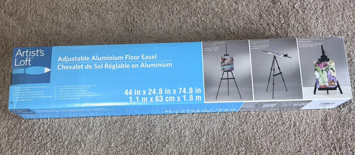 Artist's Loft Adjustable Aluminium Floor Easel - photo 3