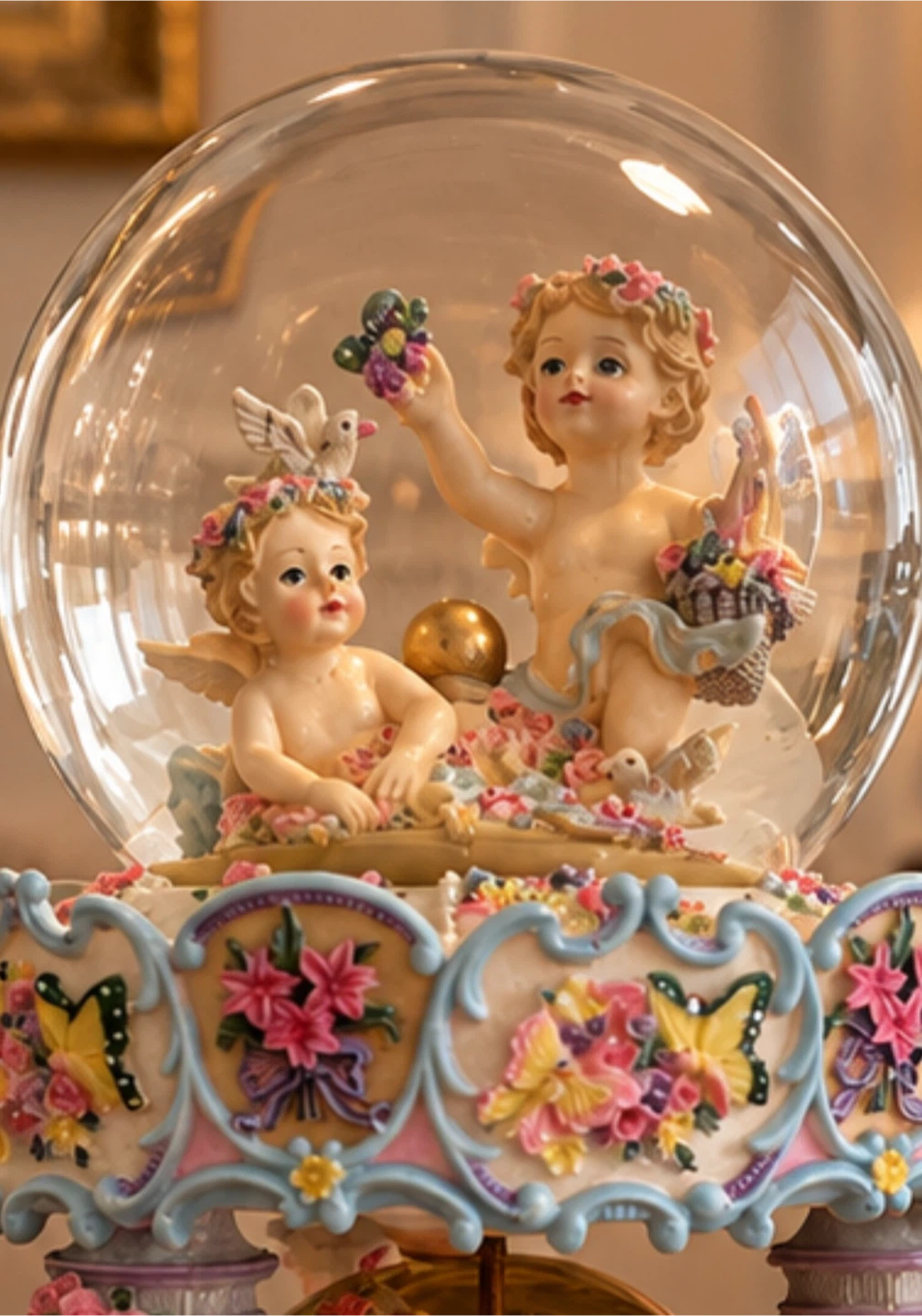 Decorative Musical Carousel Snow Globe - photo 3