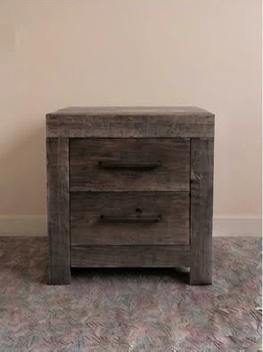 Ashley Furniture Rustic Grey 2-Drawer Nightstand