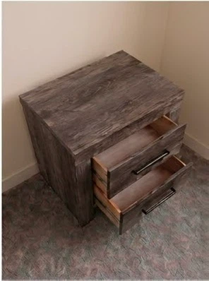 Ashley Furniture Rustic Grey 2-Drawer Nightstand - photo 2