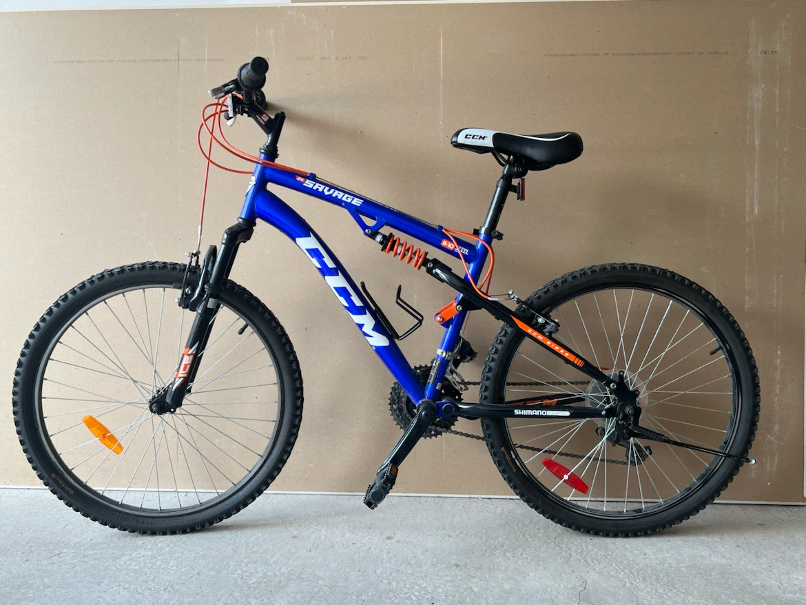 24” CCM Savage Mountain Bike - Blue