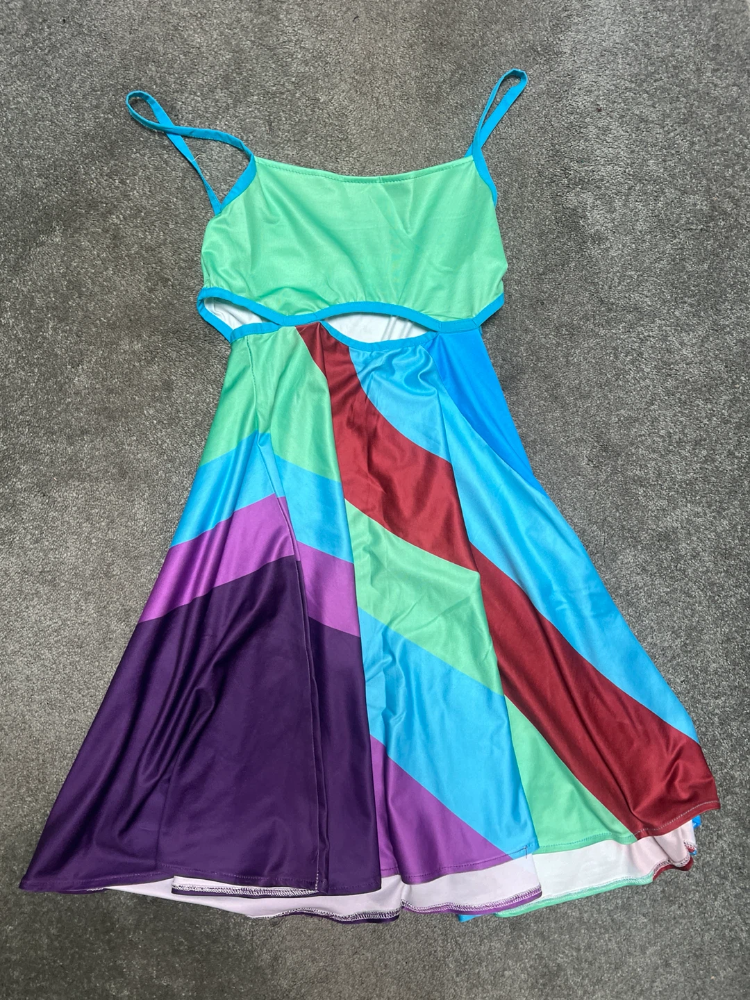 Colourful Cutout Mini Dress-30 Something Costunes - photo 2