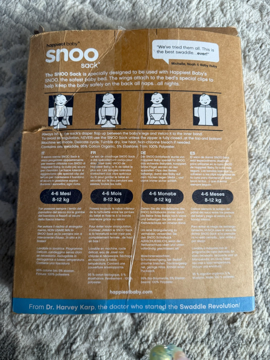Happiest Baby SNOO Sack, Size Large - photo 2