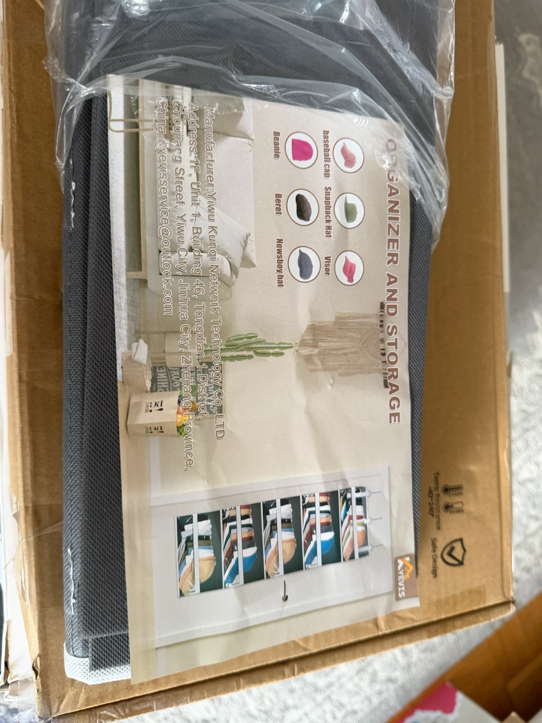 Organizer and storage