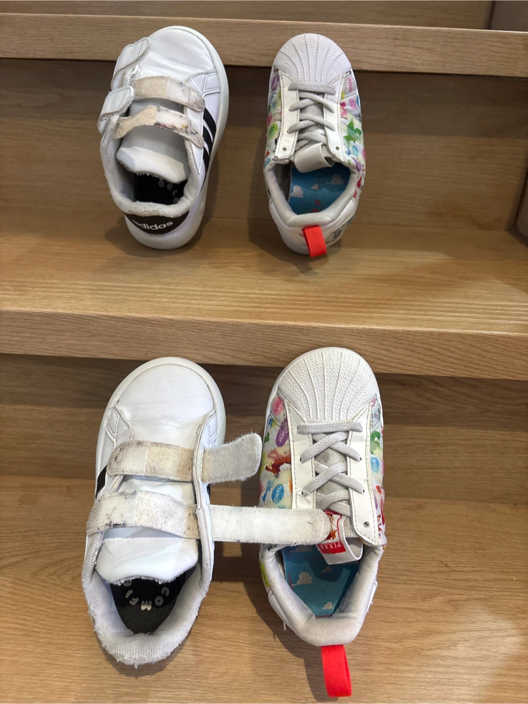 Two Pairs of Kids Adidas Sneakers - photo 5