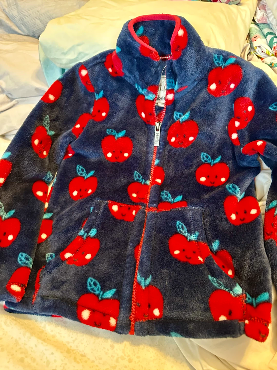 Hatley Fuzzy Fleece Jacket - Size 4