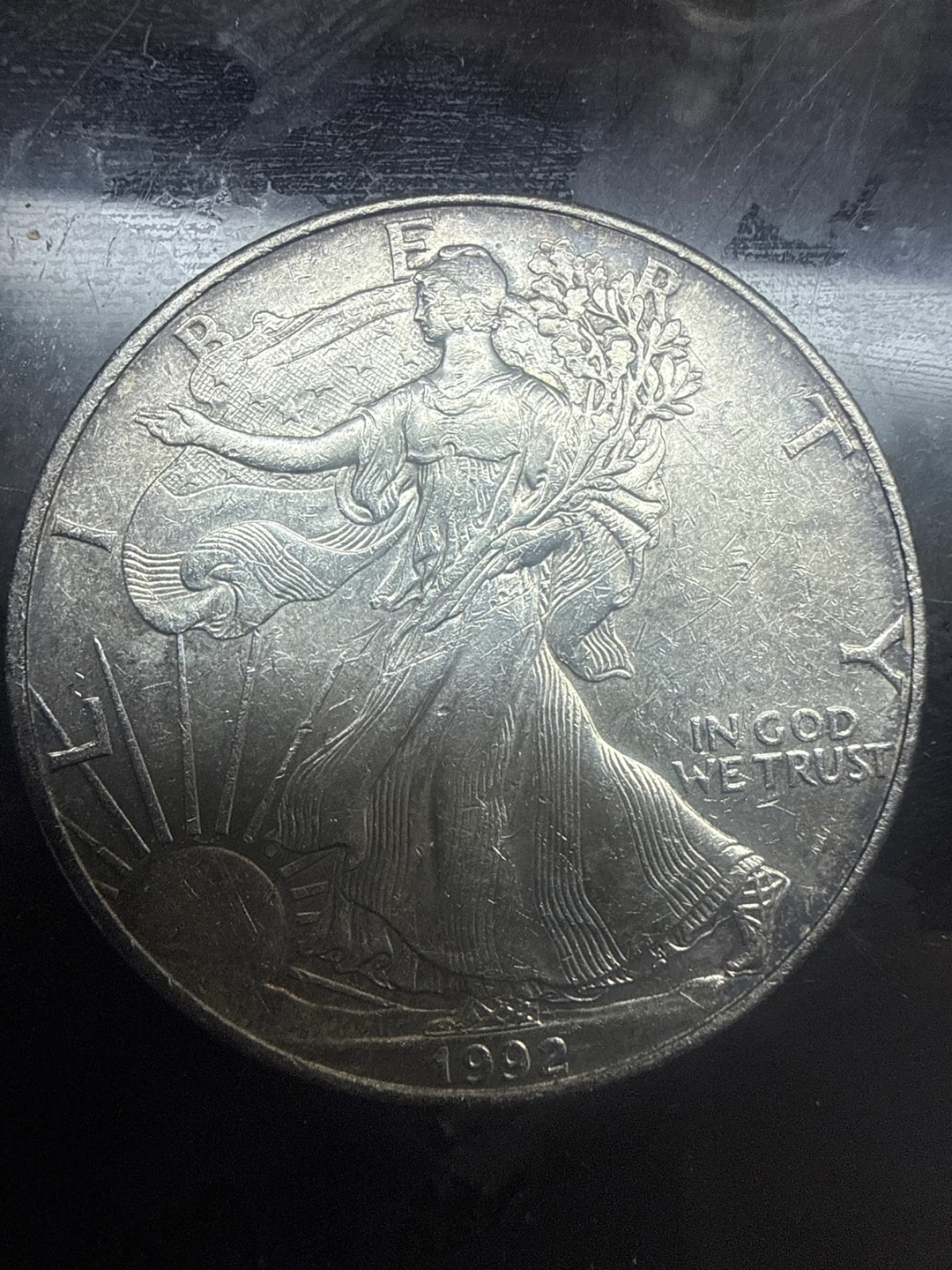 1982 1 oz Fine Silver  Liberty American Eagle Design