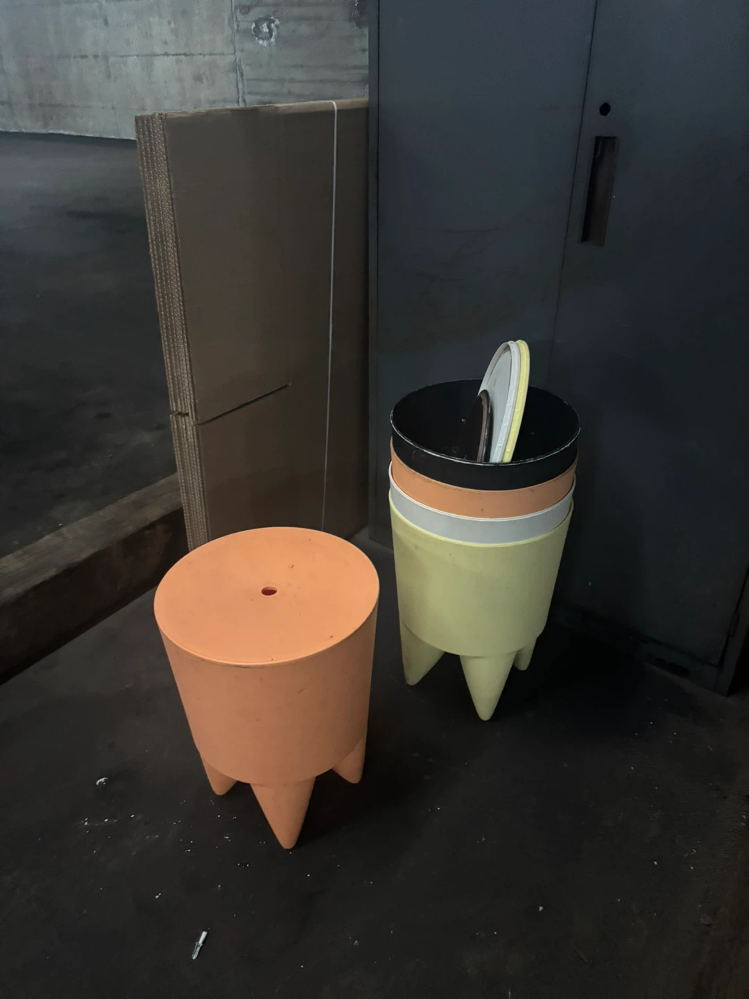 5 Philippe Starck "Bubu 1er" Stools / Storage Containers - photo 3