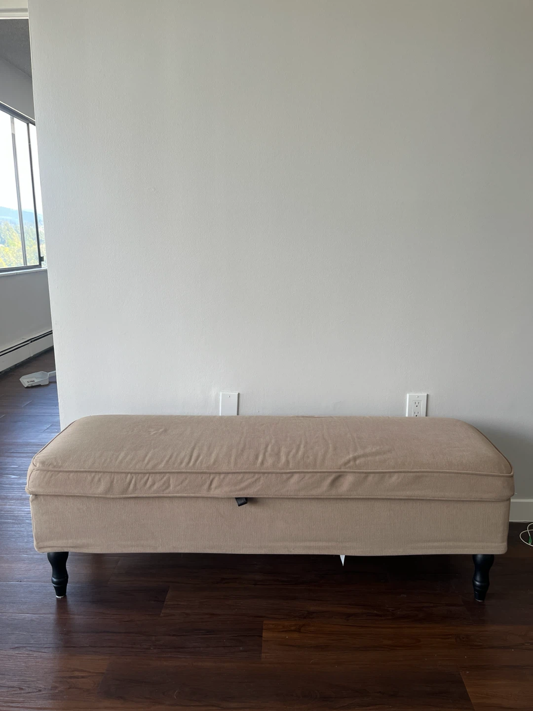 Beige Storage Bench