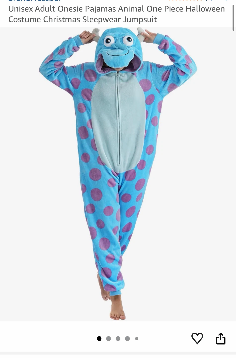 Monster Character Onesie Pajamas