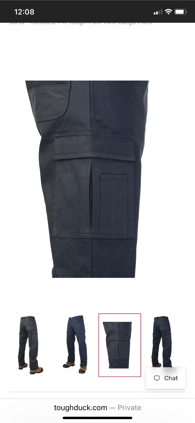 Tough Duck Relaxed Fit Twill Cargo Pants - photo 3