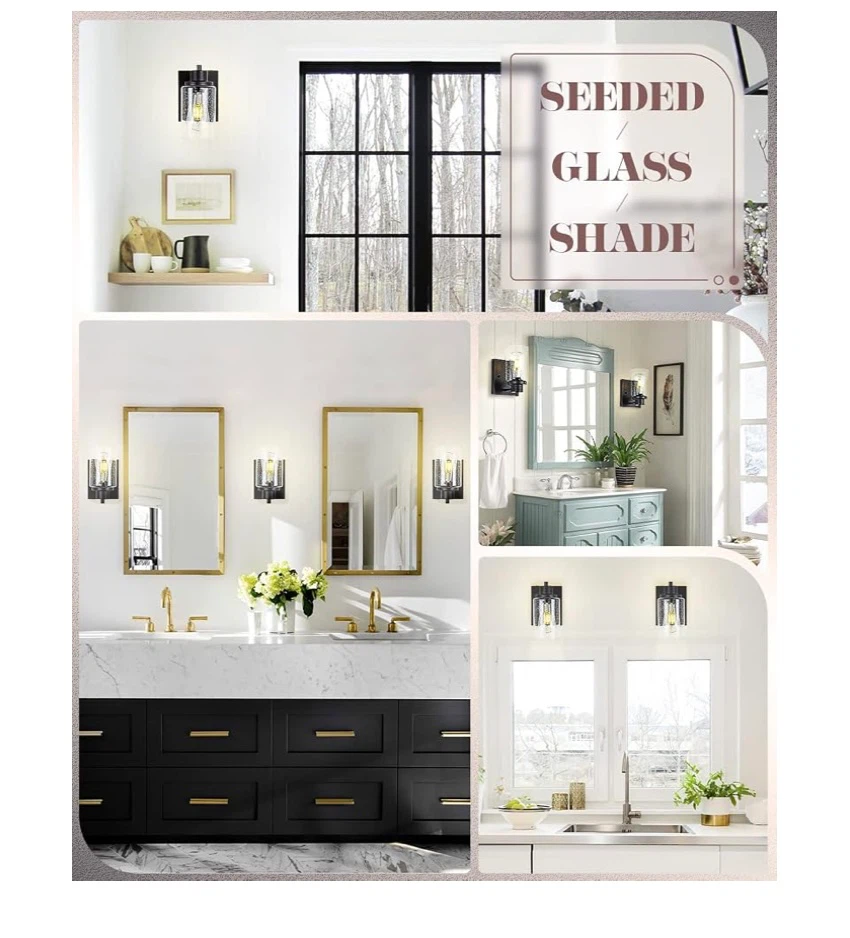 2-Set Wood Grain Vanity Lights - photo 5