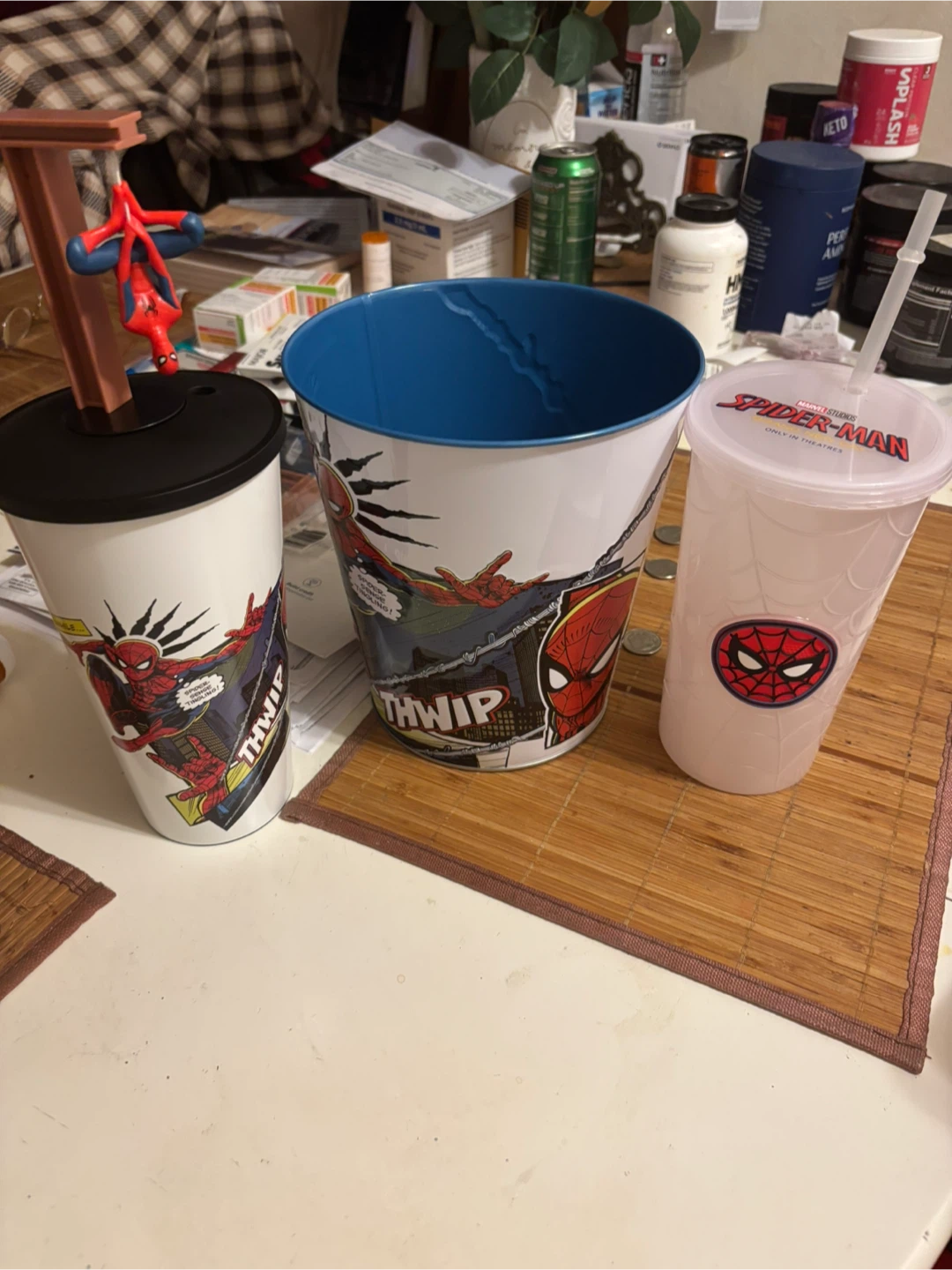 Spider-Man Collectible Popcorn Bucket and Cups Set