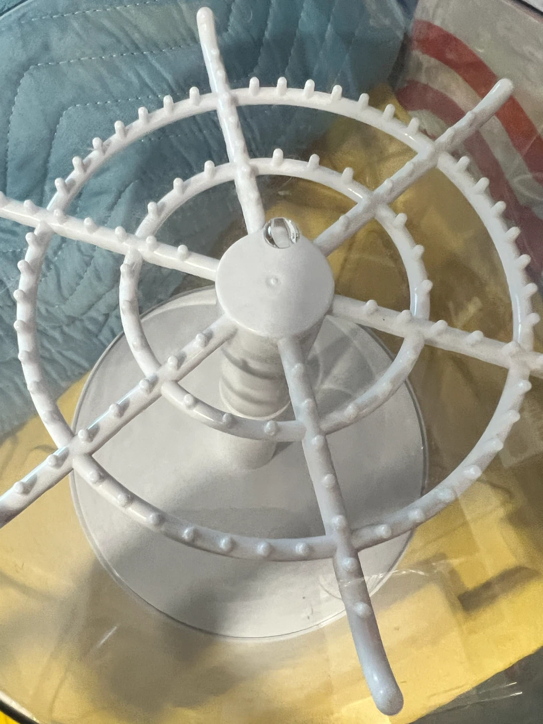 White Rotating Display Stand - photo 2