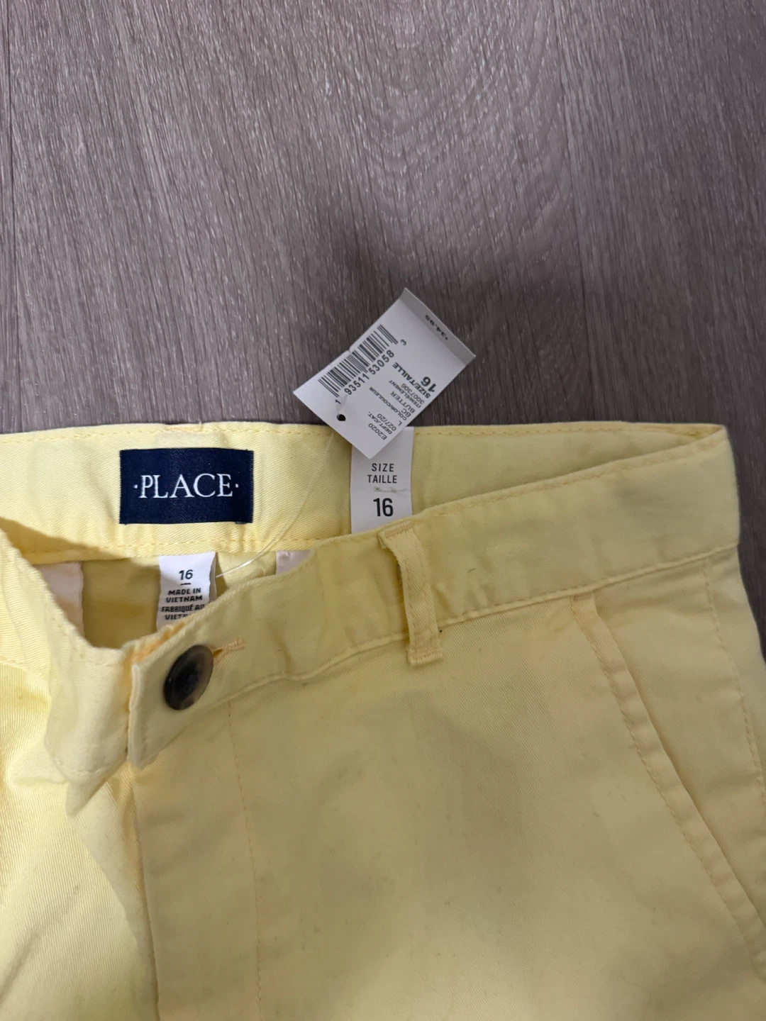 The new Children's Place Yellow Pants Size 16 - photo 3