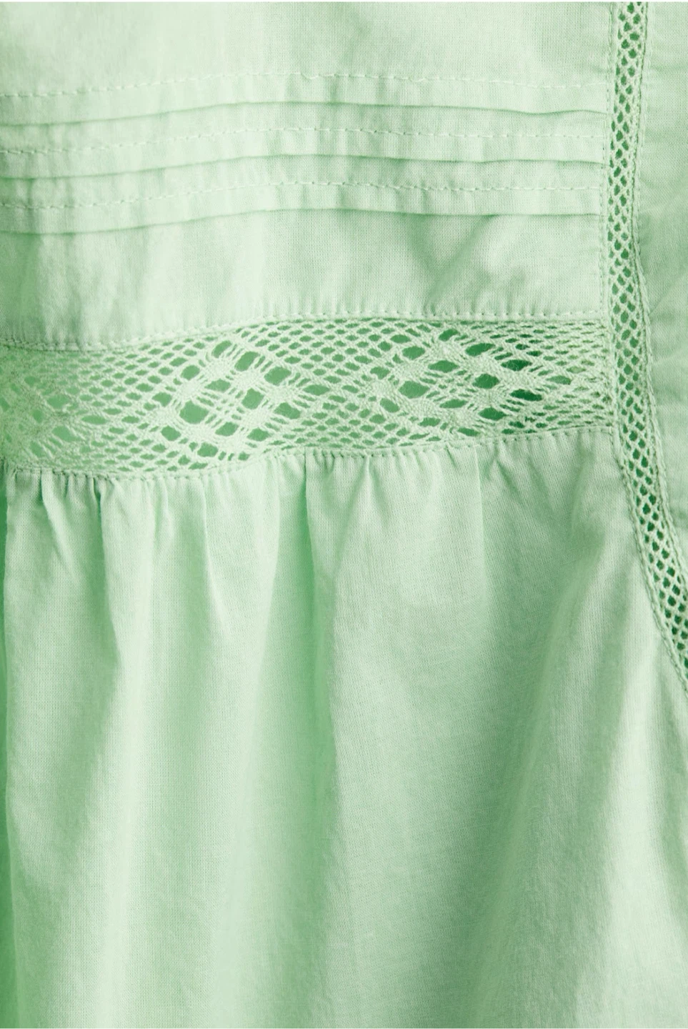 H&M Divided Light Green Ruffle Blouse - photo 2