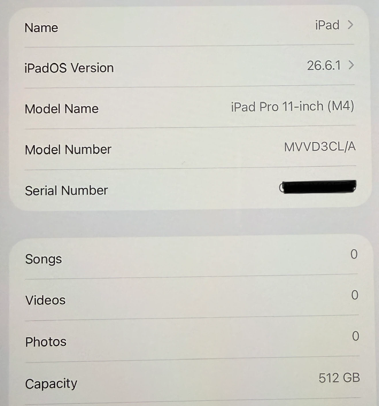 M4 / 512GB / IPad Pro 11" / 100% Battery - photo 3