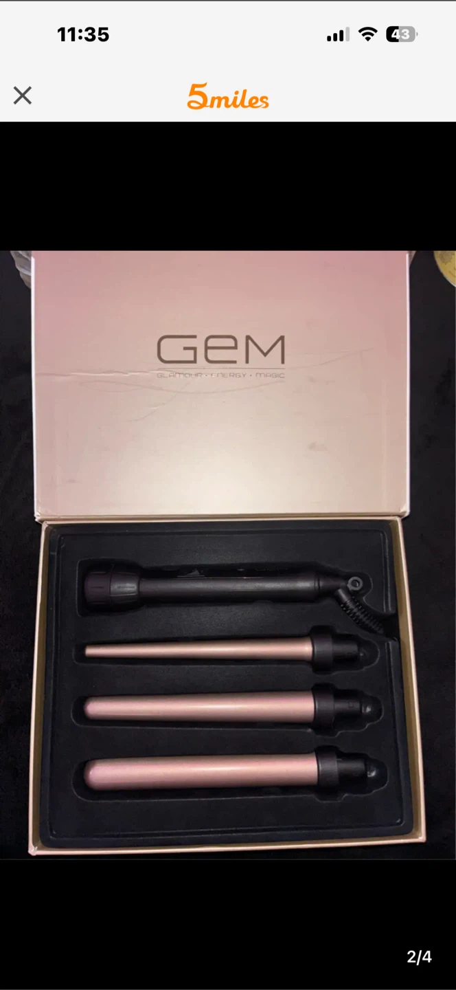 GEM 3-in-1 Professional Ceramic Curl Styling Iron - photo 2