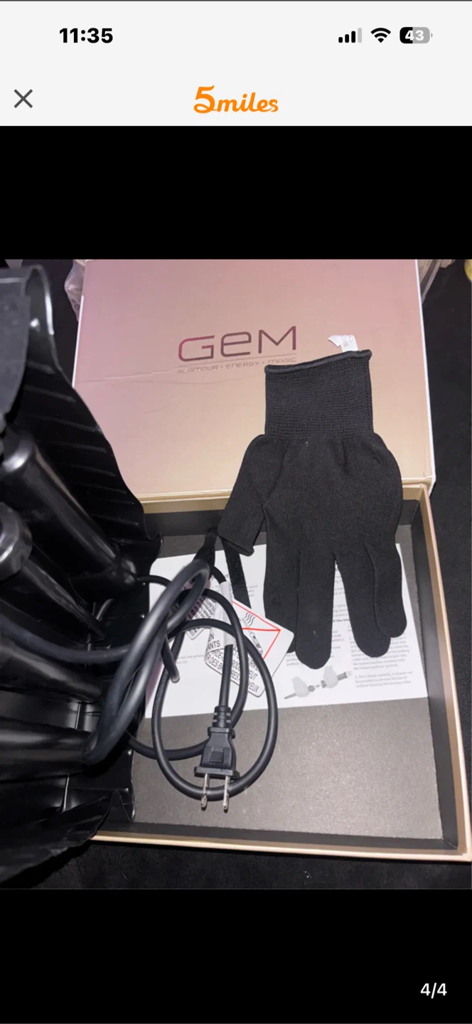 GEM 3-in-1 Professional Ceramic Curl Styling Iron - photo 4