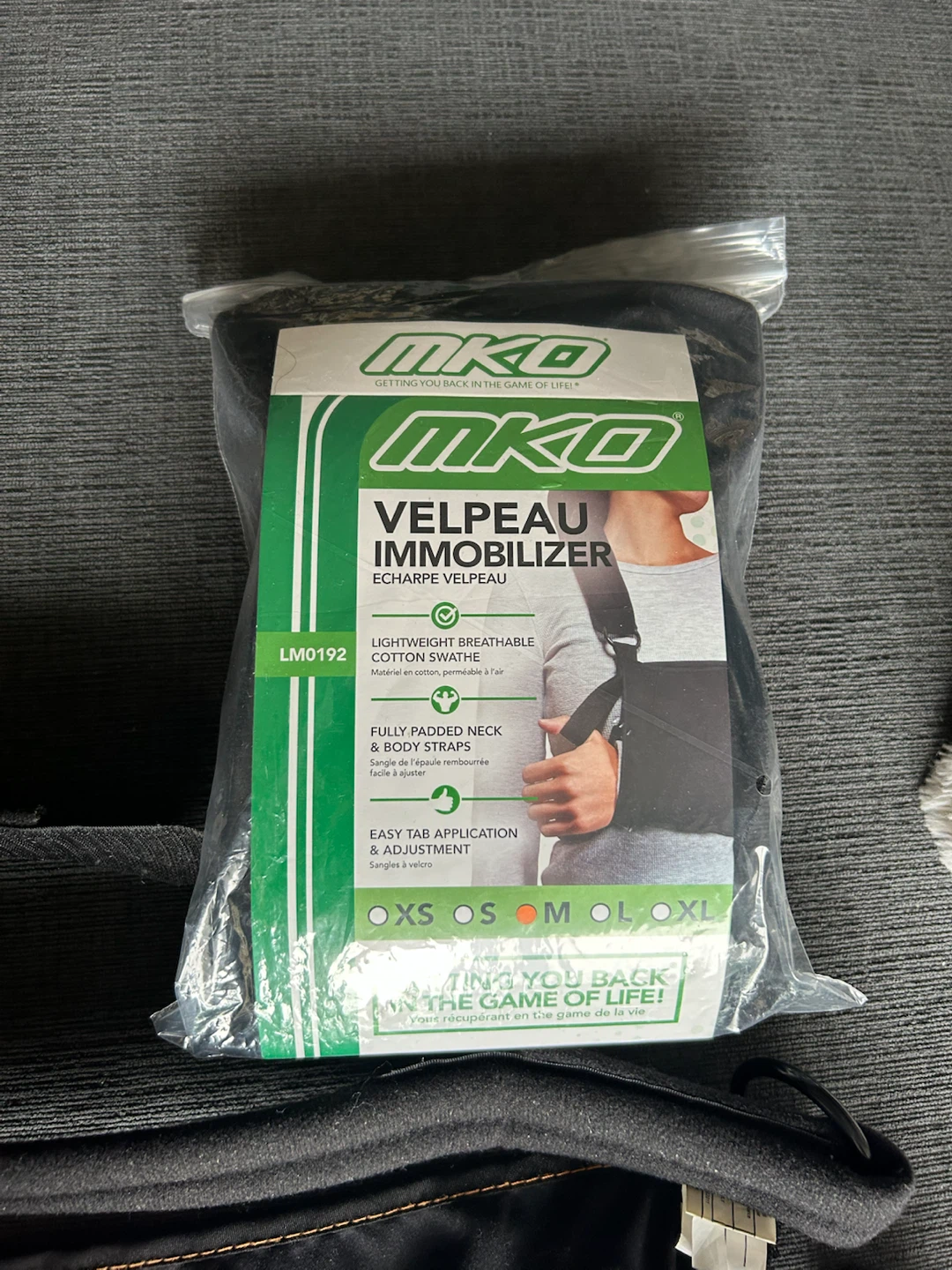 MKO Velpeau Immobilizer Arm Sling Medium