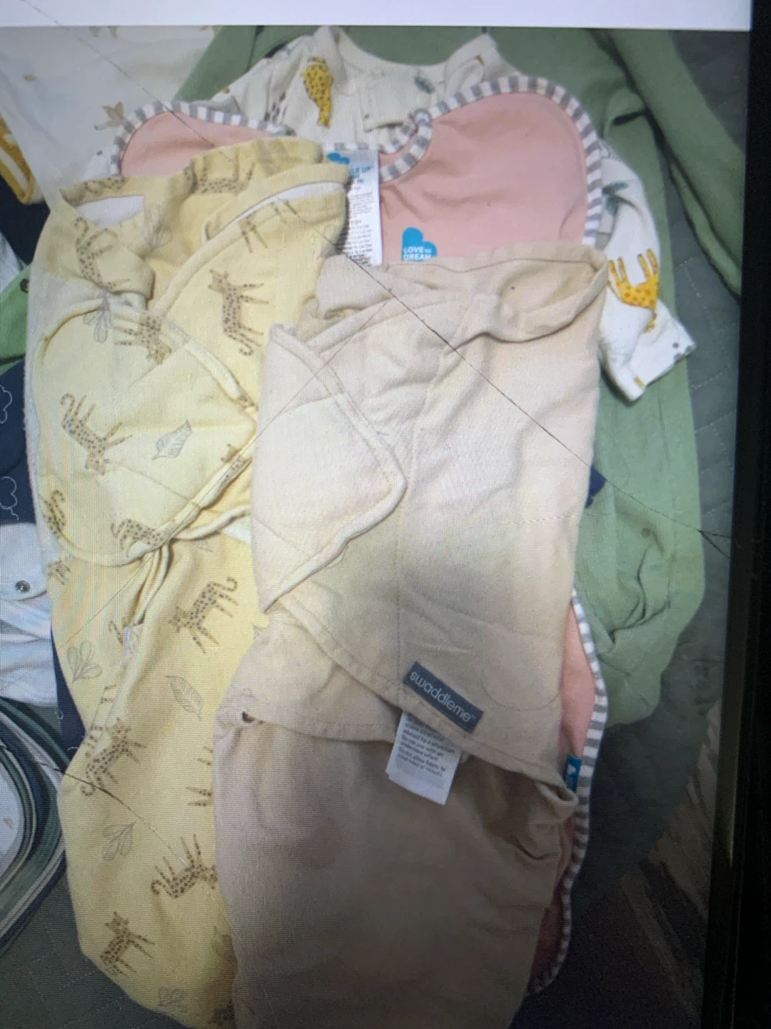 Baby swaddle and clothing bundle - photo 4