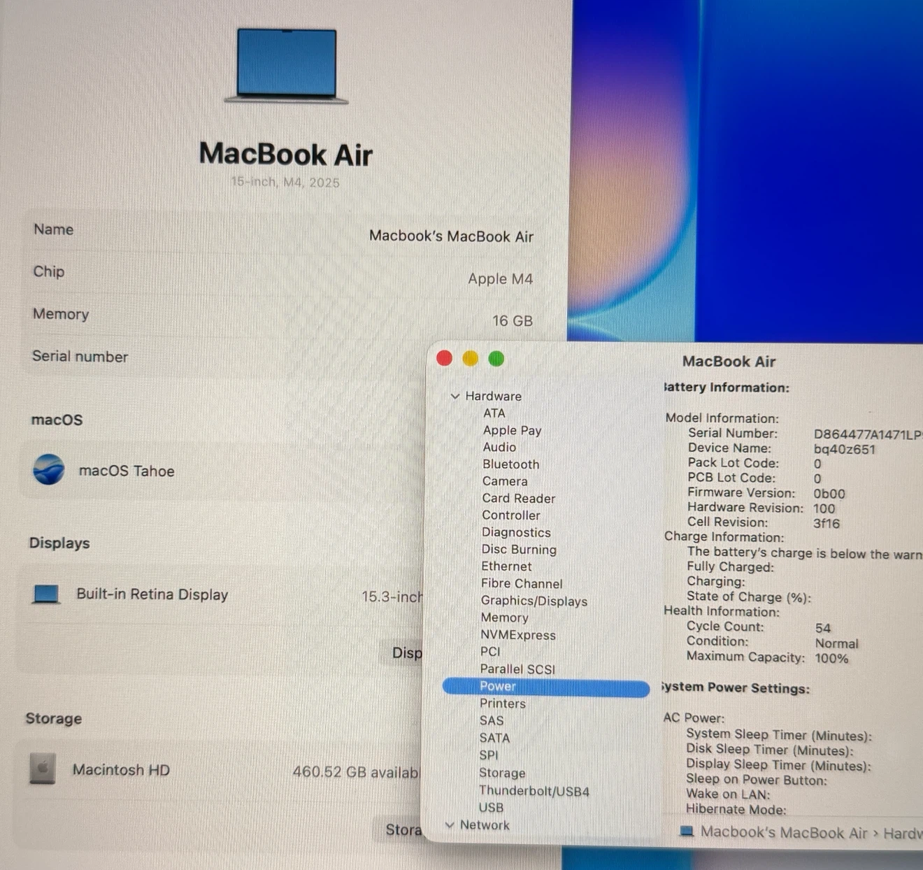 M4 / 16GB RAM / 512GB SSD / 15" Macbook Air 2025 / 100% Battery - photo 5