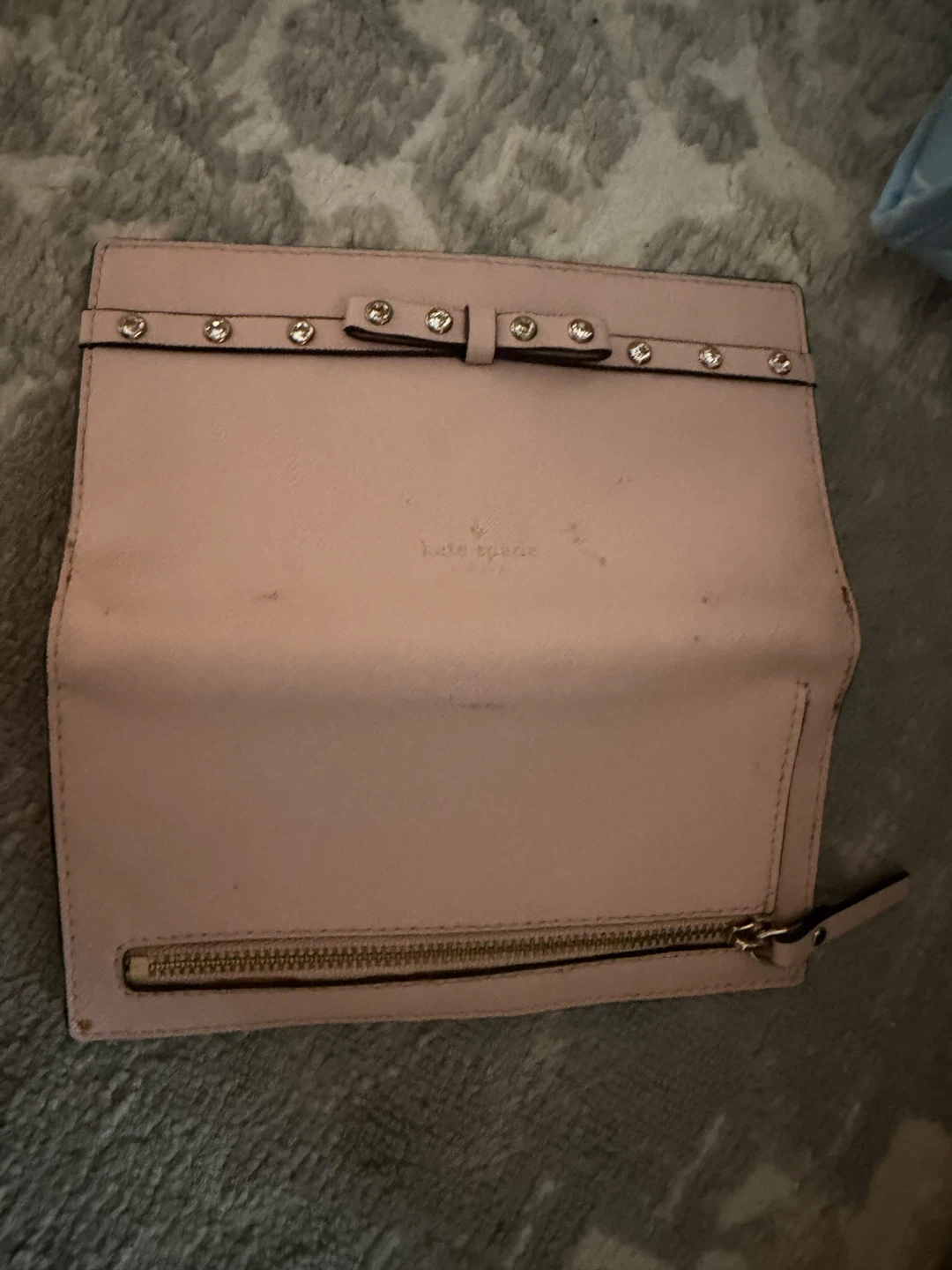 Kate Spade Pink Studded Wallet - photo 2