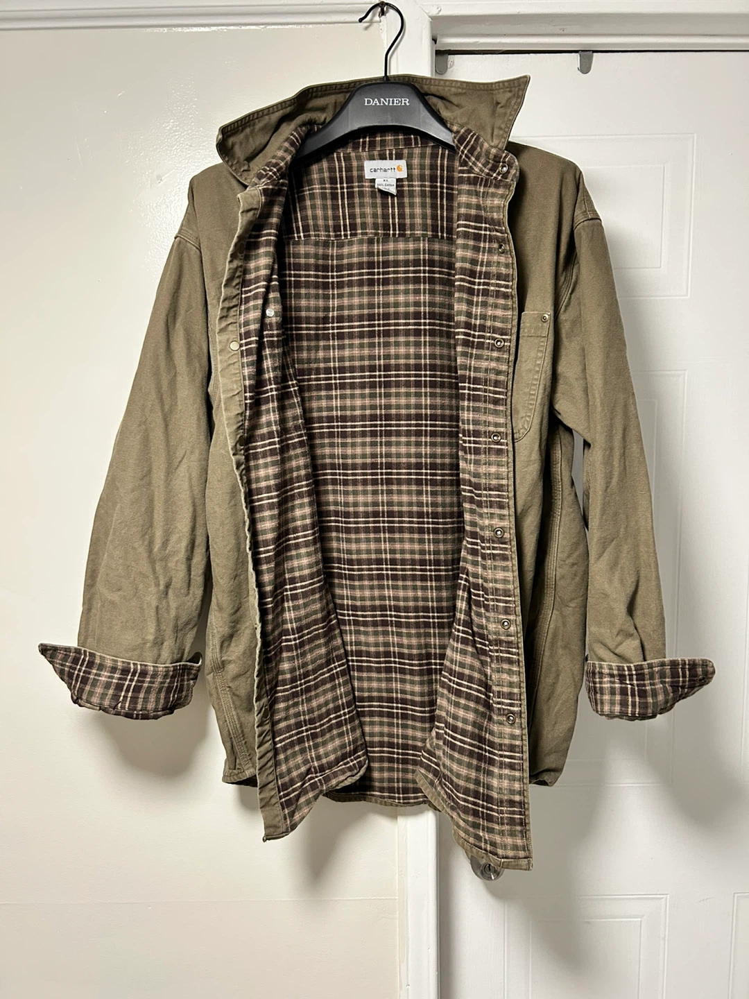 Carhartt Plaid-Lined Shirt Jacket XL - photo 4