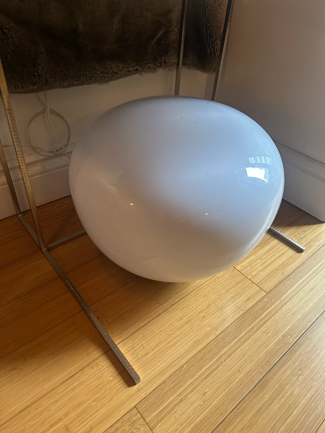 VINTAGE IKEA JONISK GLOBE FLOOR / TABLE LAMP DESIGNER LIGHT - photo 2