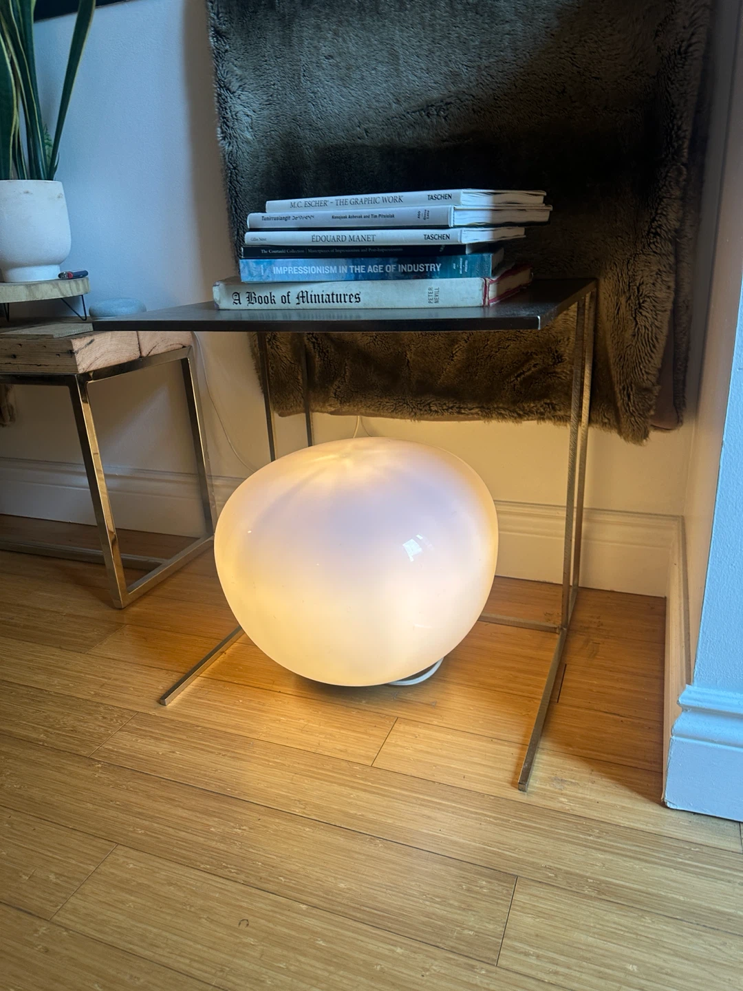 VINTAGE IKEA JONISK GLOBE FLOOR / TABLE LAMP DESIGNER LIGHT - photo 3
