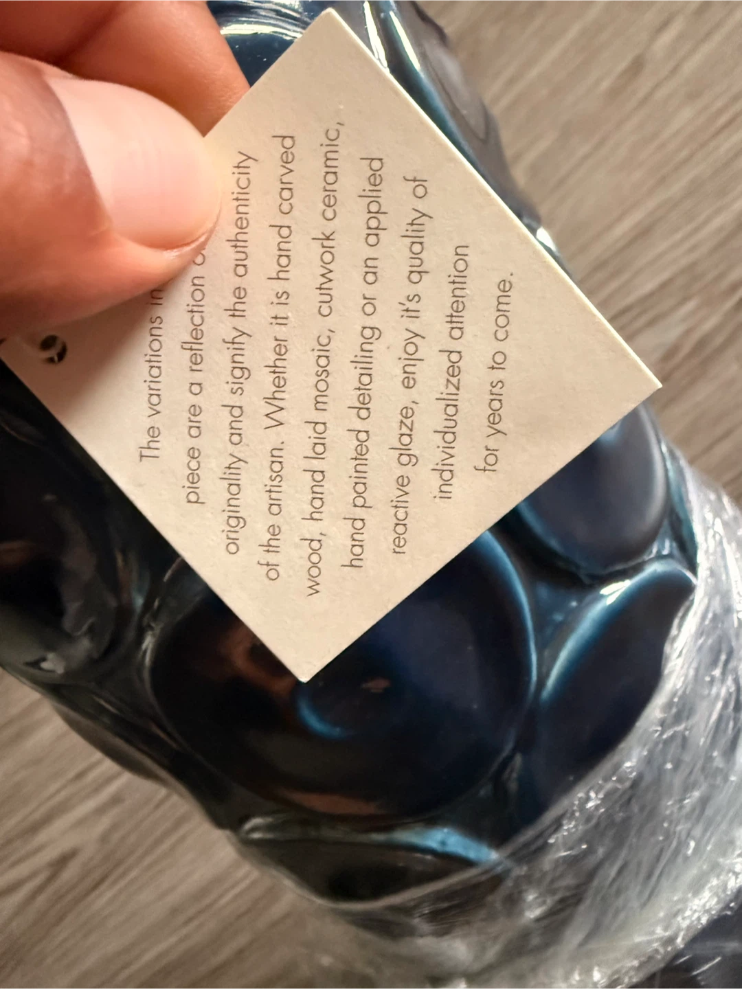 BRAND NEW • Handcrafted Artisan Vase • From The Brick - photo 4