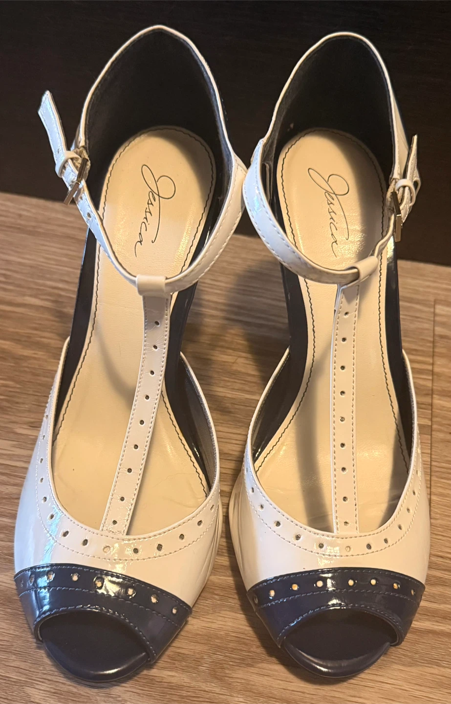 BRAND NEW • JESSICA Heels • Black Pair/Blue Pair • Size 9M - photo 3
