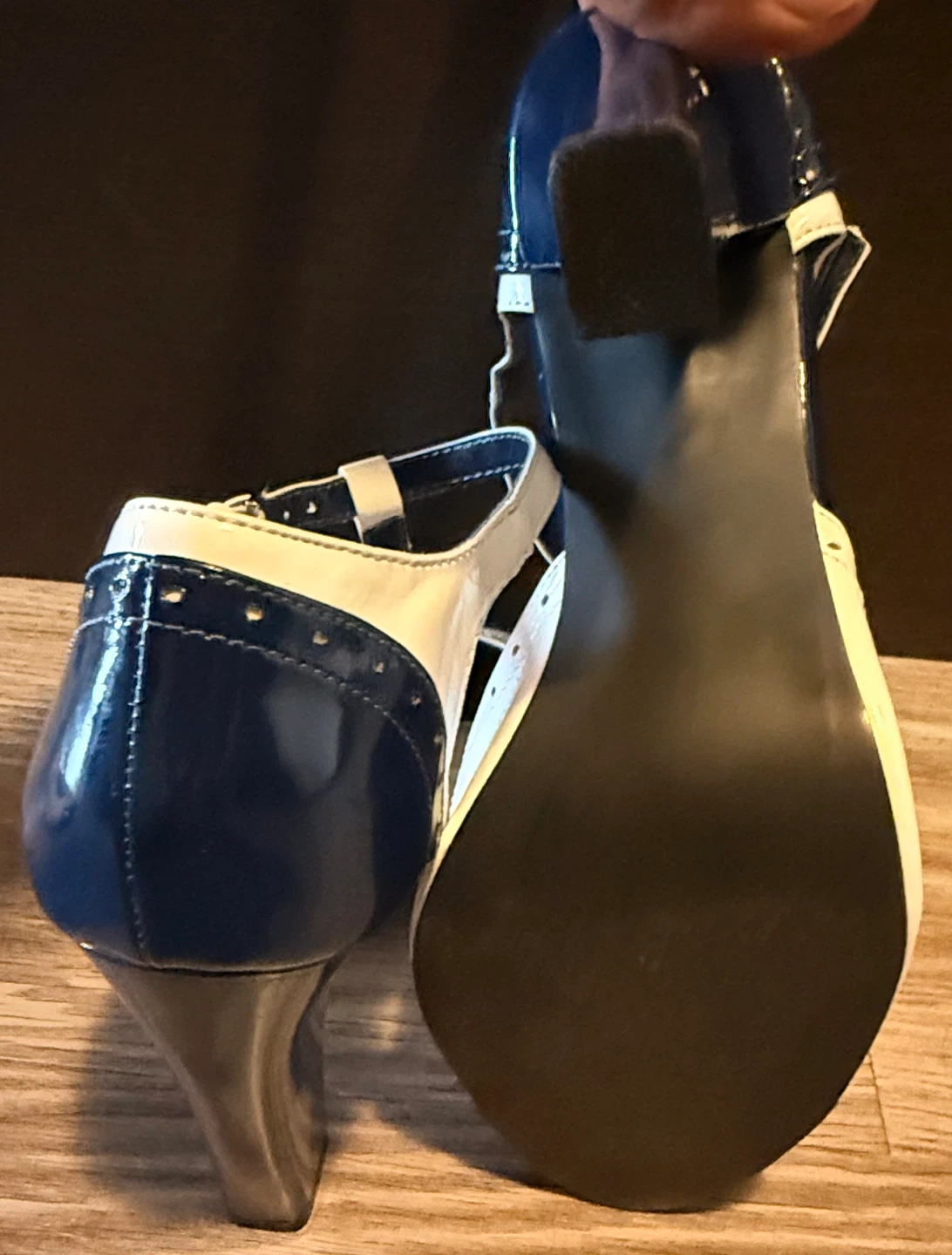BRAND NEW • JESSICA Heels • Black Pair/Blue Pair • Size 9M - photo 5