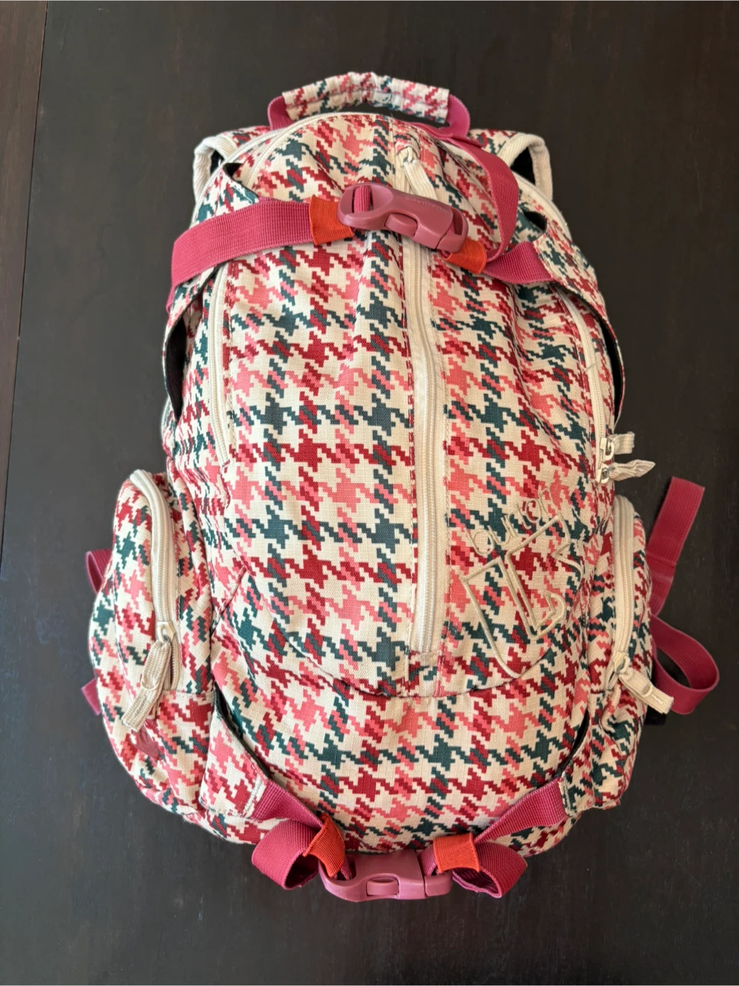 Burton Houndstooth Pattern Backpack
