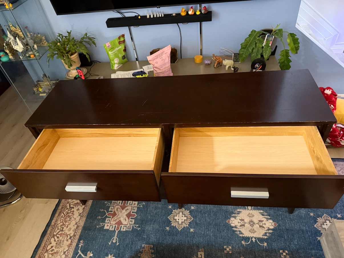 Dark Brown 6-Drawer Dresser - photo 3