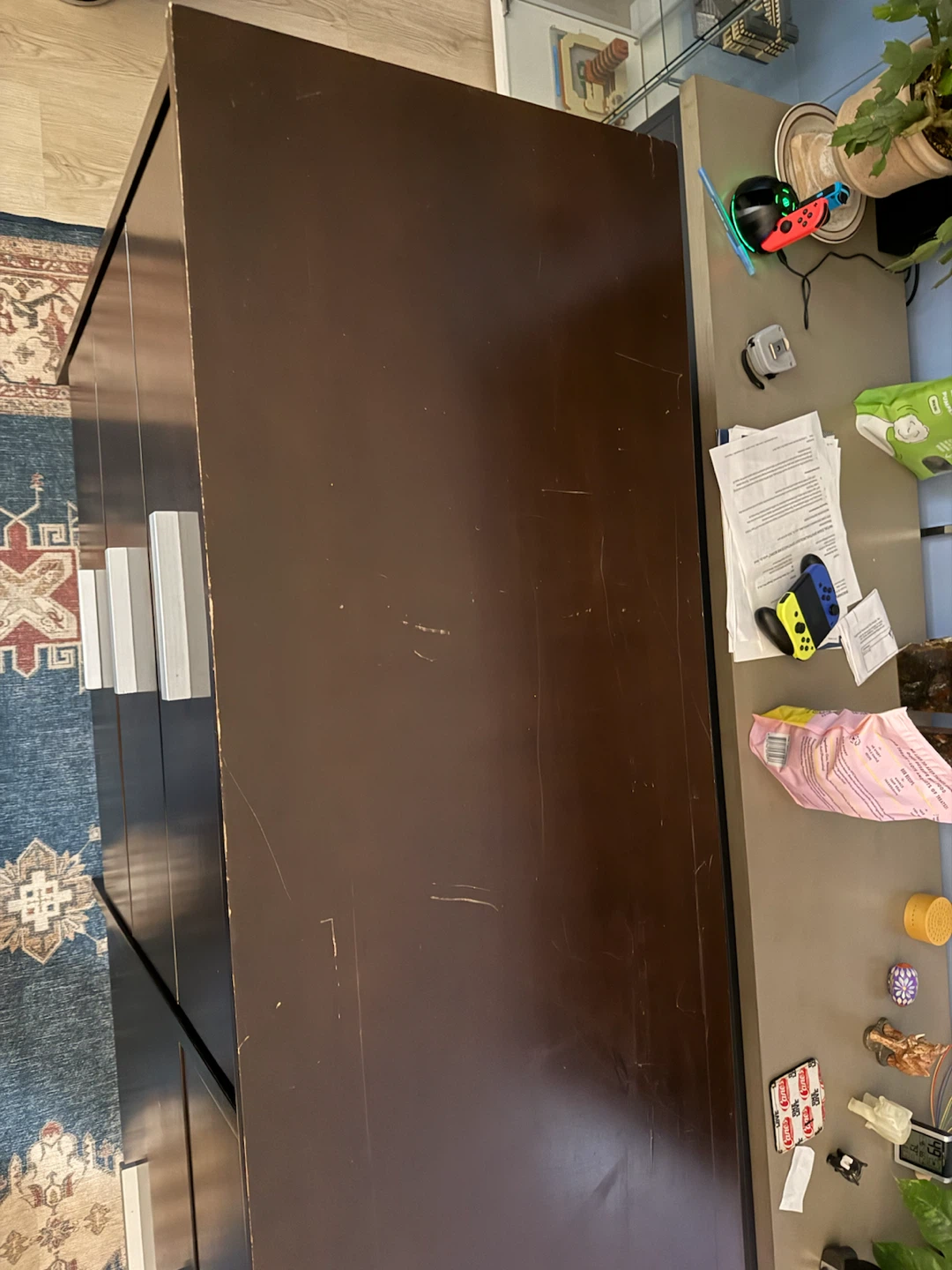 Dark Brown 6-Drawer Dresser - photo 5