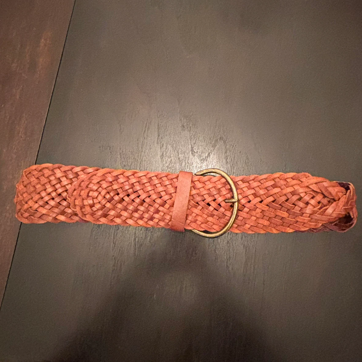 Gap Genuine Leather Braided Belt 30” - photo 3